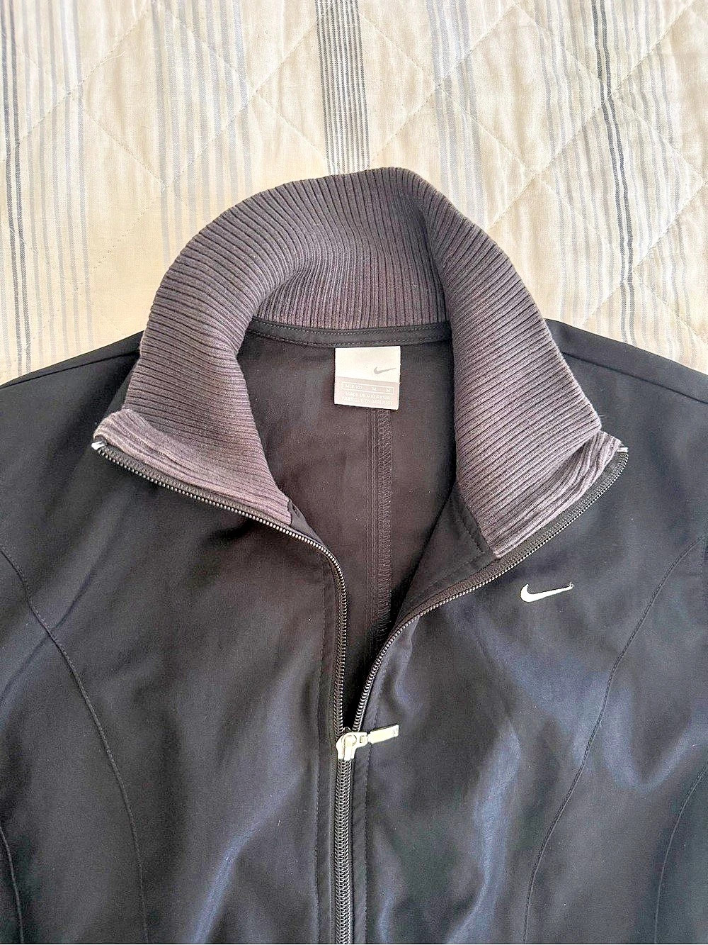 Nike Full Zip Ribbed Collar Jacket - Picture 4 of 7
